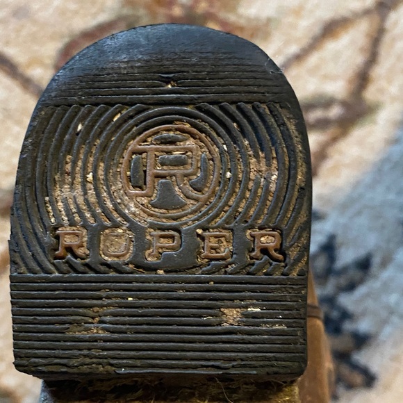 Roper child 9 Brown and Patterned Cowboy Boots - Picture 6 of 9